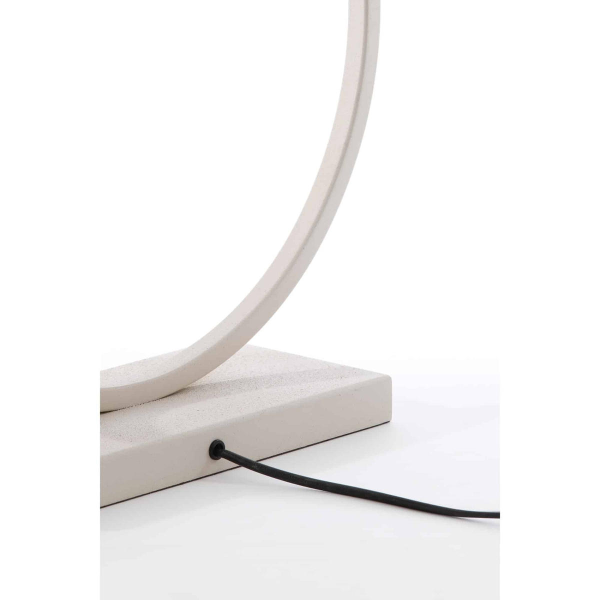 LAMPENFUSS Liva Weiß 40/12.5/53 cm - Weiß, Metall (40/12.5/53cm) - Light & Living