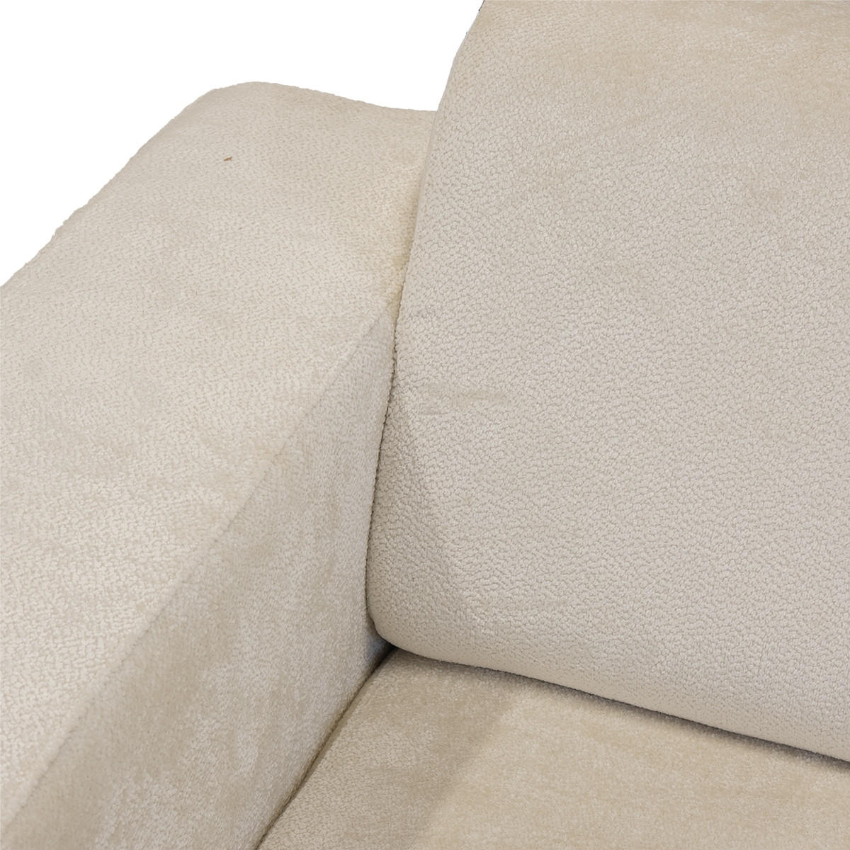 3-SITZER-ECKSOFA mit Ecke auf der rechten Seite aus Stoff, beige - Beige, Textil (256/188cm) - Giga Meubel