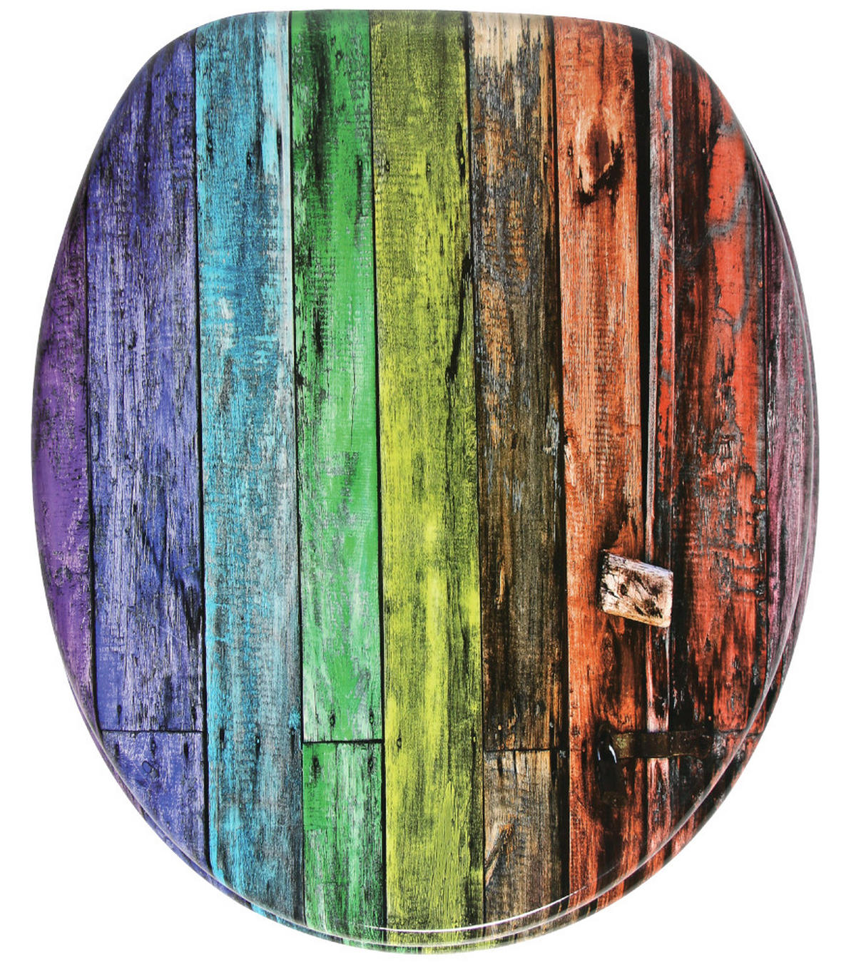 WC-SITZ Rainbow - Multicolor, Holzwerkstoff (38/6/47cm) - Sanilo