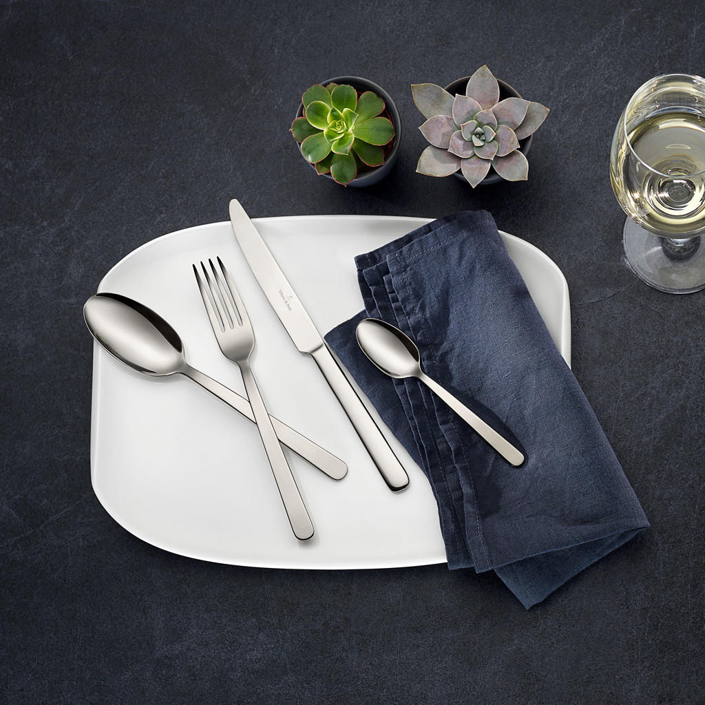 TAFELBESTECK Louis silber 24er Set - Silberfarben, Metall - Villeroy & Boch