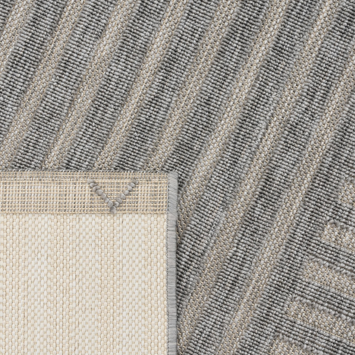 OUTDOORTEPPICH 160/230 cm Brugge 227 - Grau, Textil (160/230cm) - Paco Home