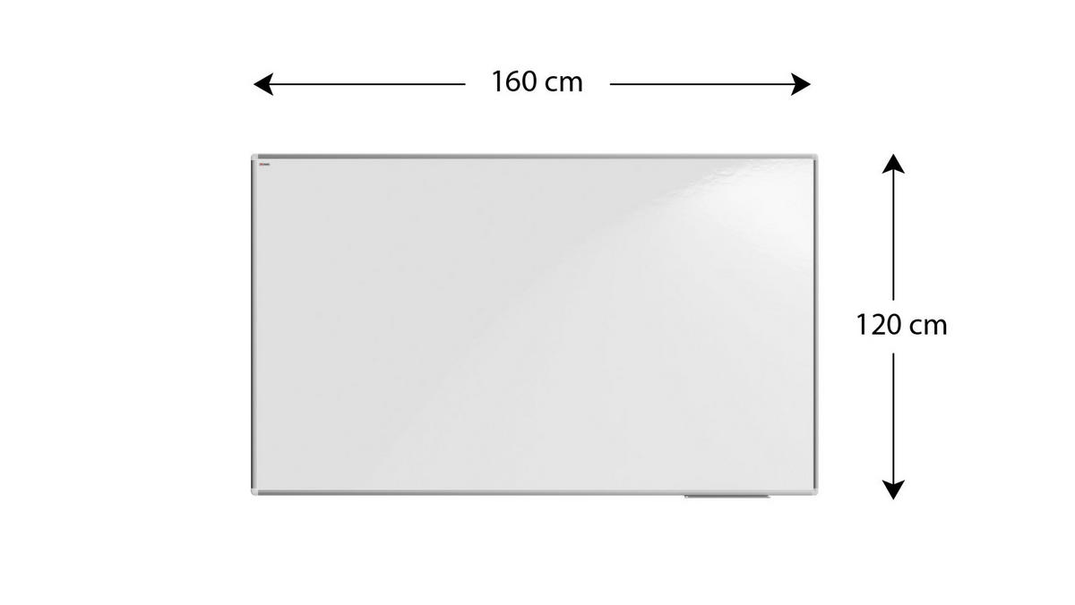 MAGNETISCHES Whiteboard - PREMIUM EXPO Alurahmen 160x120 cm - Weiß, Metall (160/120/2cm) - ALLboards