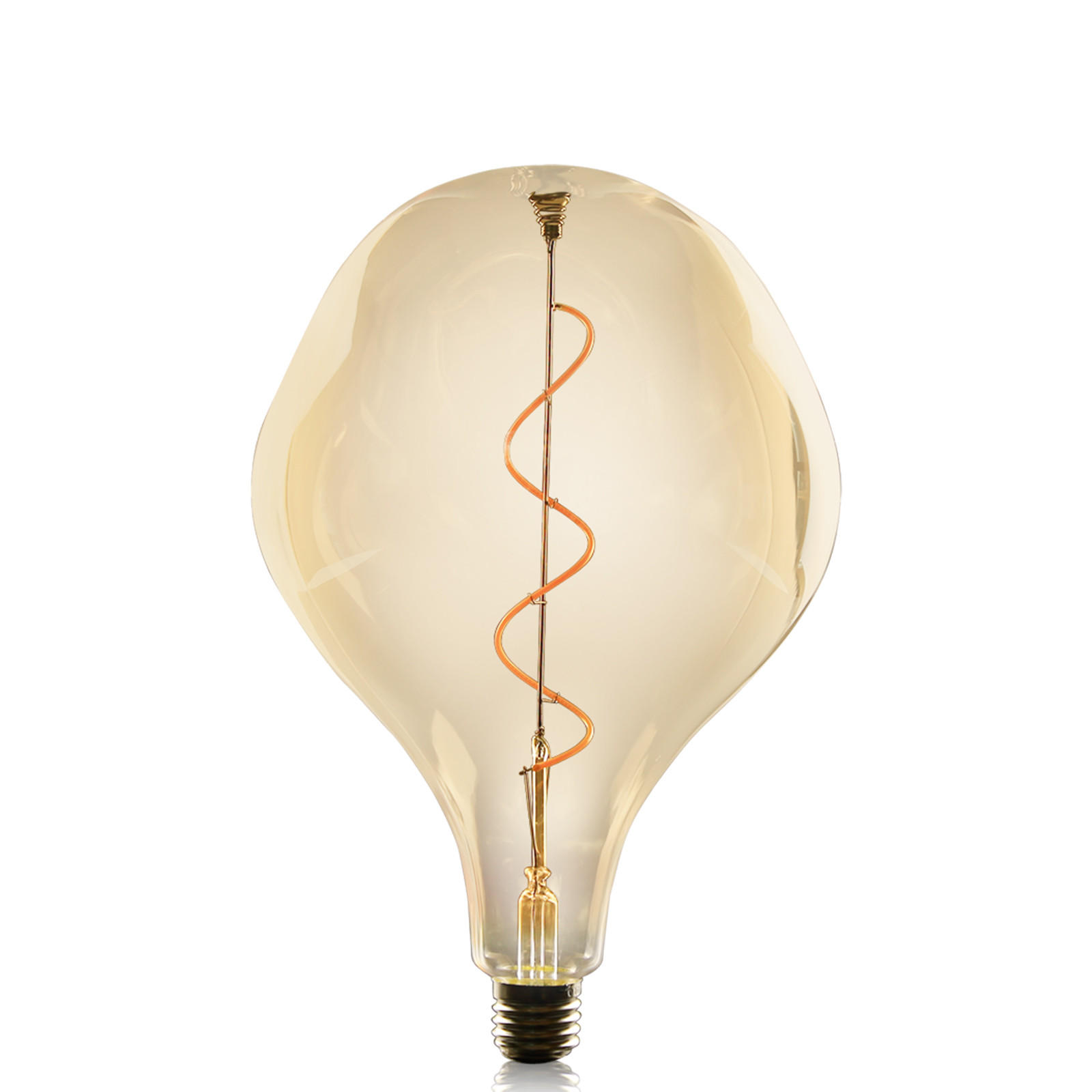 LEUCHTMITTEL Glowmorisyn 16.5/16.5/27 cm - Braun, Glas (16.5/27cm) - ZMH