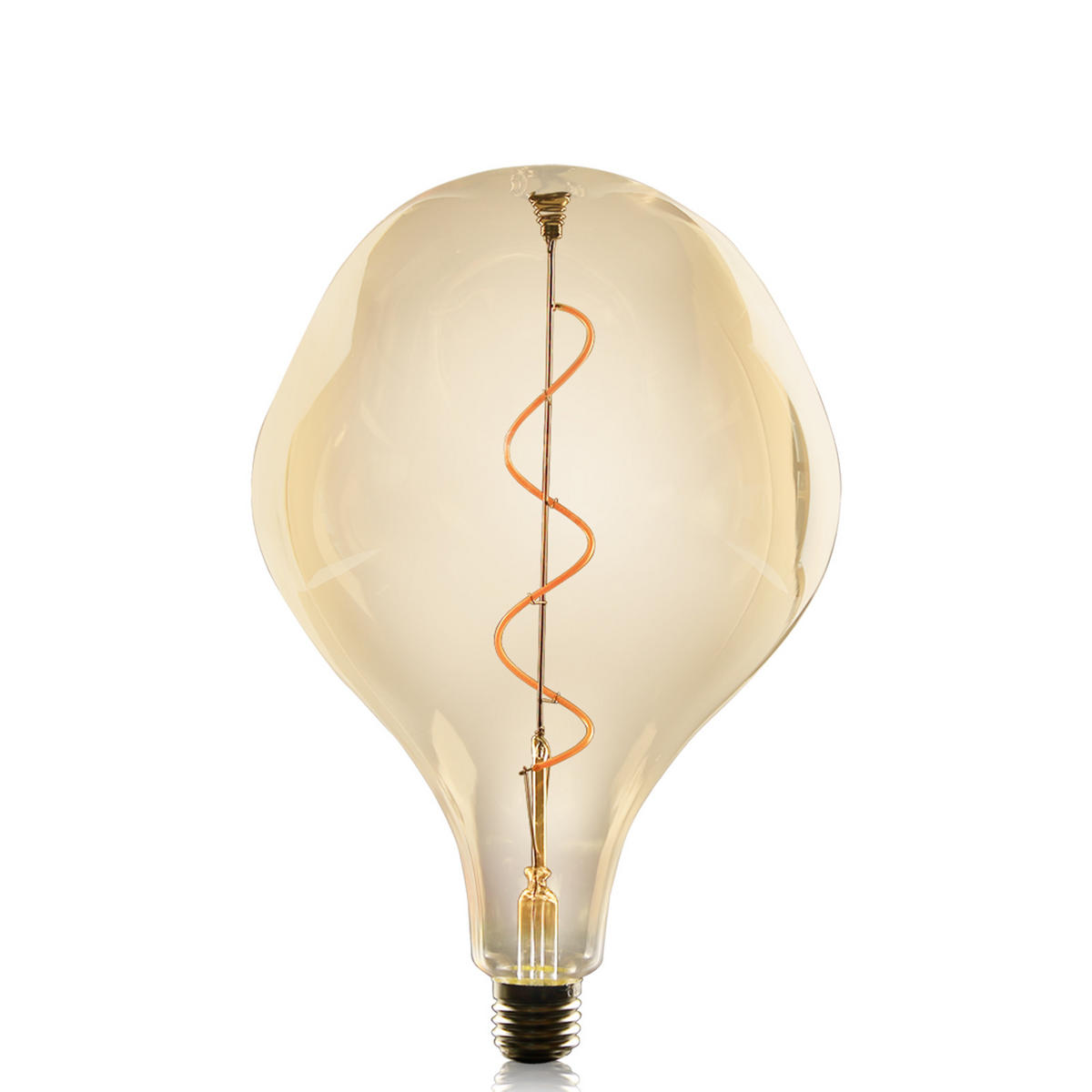 LEUCHTMITTEL Glowmorisyn 16.5/16.5/27 cm - Braun, Glas (16.5/27cm) - ZMH