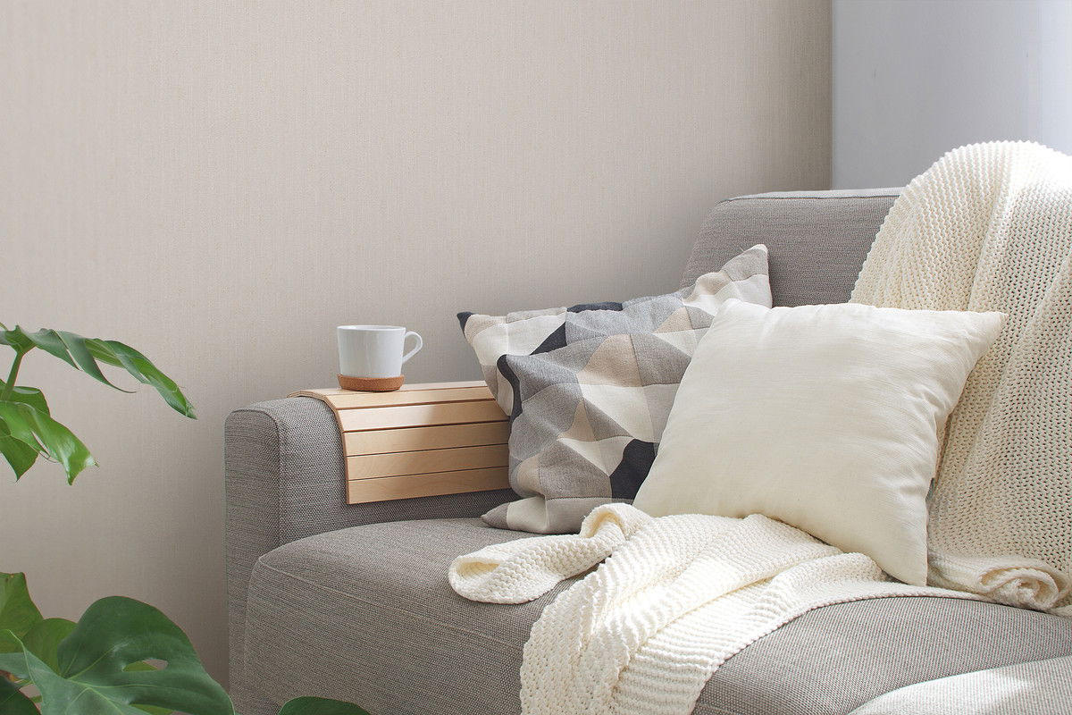 VLIESTAPETE Beige 53/1005 cm - Beige, Textil (53/1cm) - KUNSTLOFT