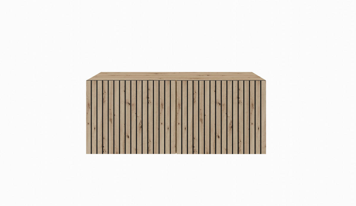 TV-SCHRANK CORA - Eiche Artisan, Holzwerkstoff (100/41/40cm) - Meblini