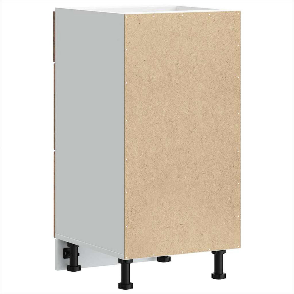 KÜCHENUNTERSCHRANK Maro Altholz-Optik 40x46x81,5 cm - Zwetschgeholzfarben, Holz (40/81.5/46cm) - DELUKE