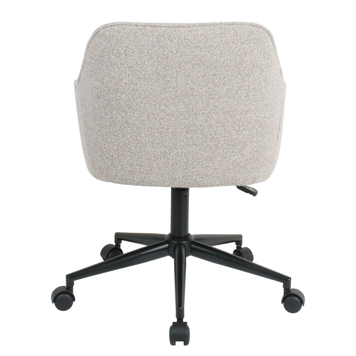 BÜROSTUHL - Samt - Beige/Schwarz, Textil/Metall (56/80/56cm) - home24