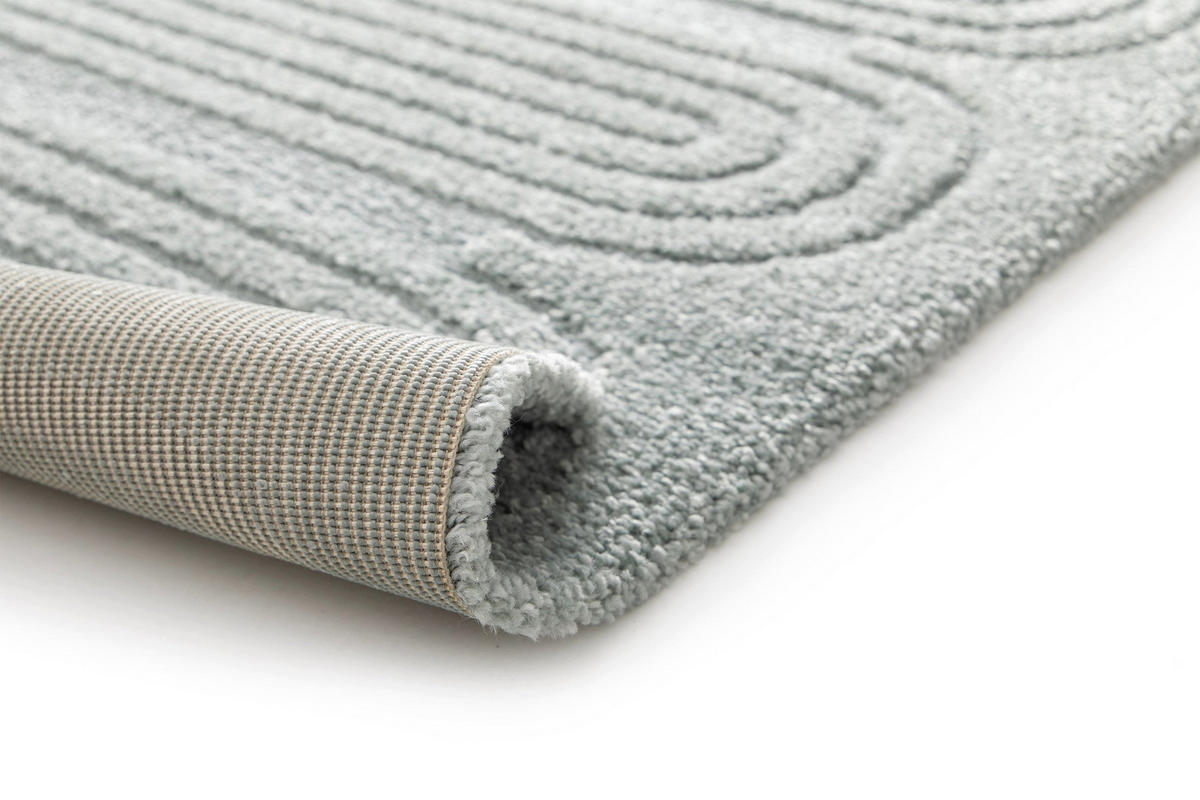 TEPPICH sehr weich mit Relief-Effekt blau - Blau, Textil (160/230cm) - AFK Living