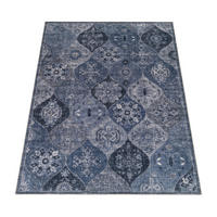 KURZFLORTEPPICH 160/220 cm Semer 421 - Blau, Kunststoff (160/220cm) - Paco Home