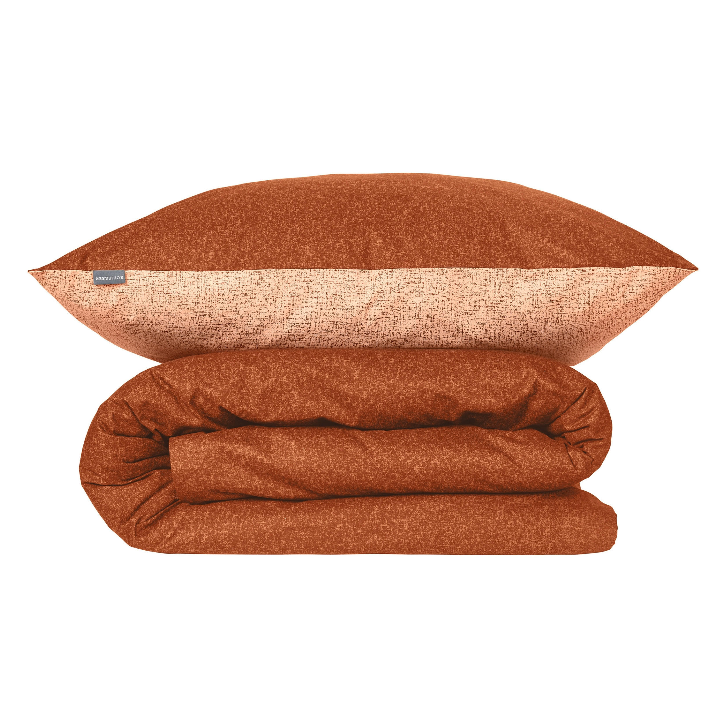 BETTWÄSCHESET Vinnie - Renforcé - 2-teilig - 135 x 200 cm - Terrakotta - Terracotta, Textil (135/200cm) - SCHIESSER