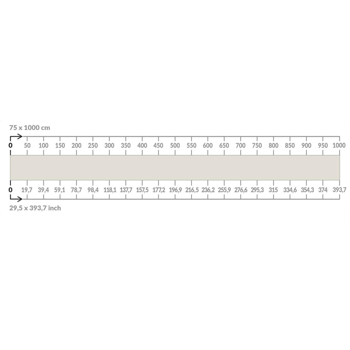 BALKON SICHTSCHUTZ Meersand 100/75 cm - Beige, Kunststoff (100/75cm) - Bilderwelten