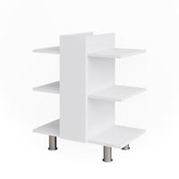 WASCHBECKENUNTERSCHRANK Fynn Weiß 60 x 70 cm mit 6 Ablage - Weiß, Holzwerkstoff (60/70/36.6cm) - Vicco