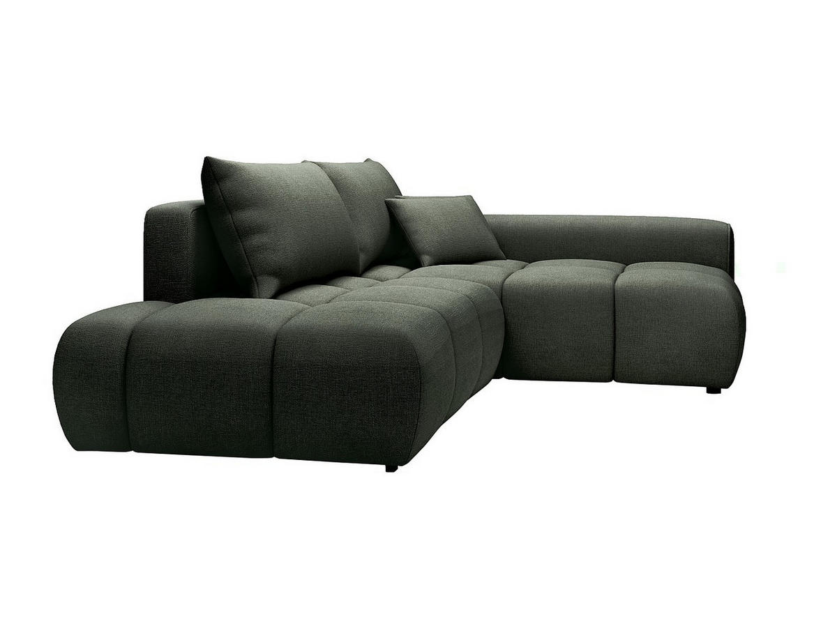 SCHLAFSOFA - 5 Personen - Stoff - Tannengrün - - Waldgrün, Textil (282/88/176cm) - Vente-Unique