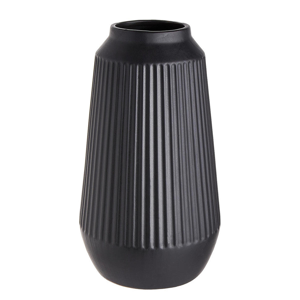 VASE Finja - Schwarz, Keramik (32cm) - Butlers