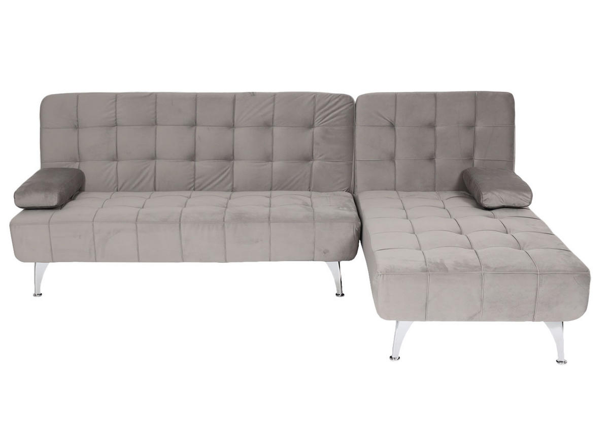 SCHLAFSOFA Grau - Grau, Textil (236/95cm) - MCW