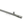 INNENLAUF-GARDINENSTANGEN-SET Sonius Zoena 120 cm, 1-läufig, 20 mm Ø Edelstahl-Optik - Edelstahlfarben, Metall (120cm) - INTERDECO