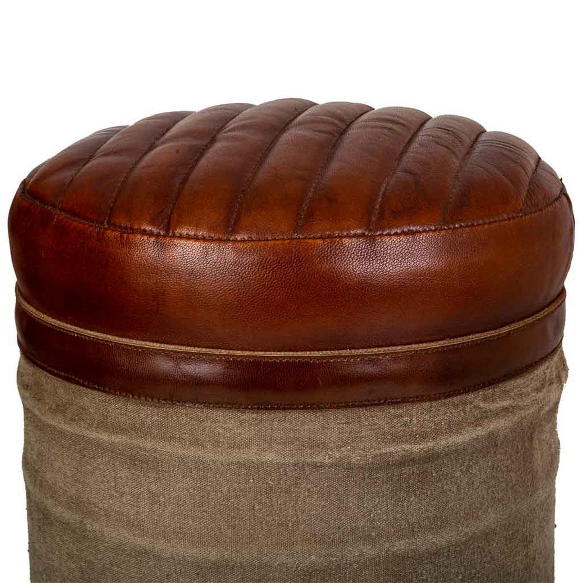 HOCKER, braun, 30x45cm - Multicolor, Metall (30/45/30cm) - Wanderlust