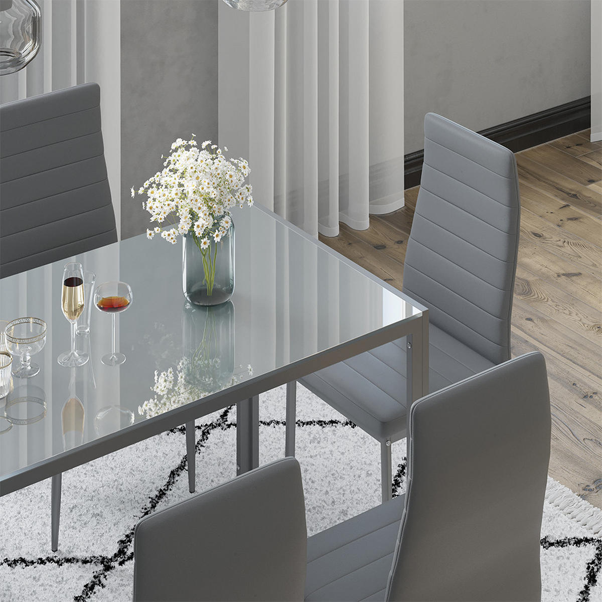 Grau, Metall (120/70/75cm) - Vicco