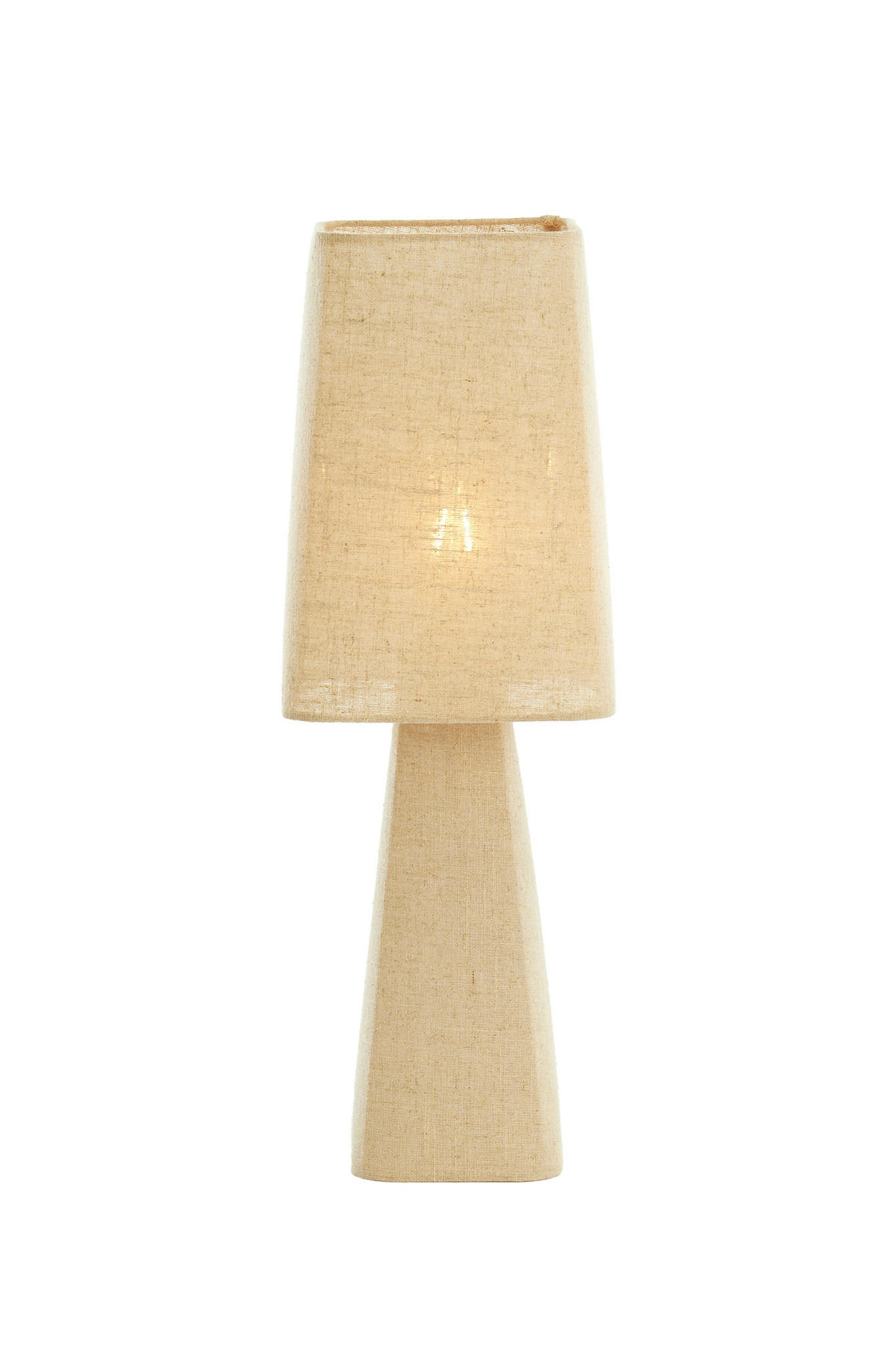 TISCHLAMPE Mikko Braun 20/20/58 cm - Braun, Textil (20/20/58cm) - Light & Living