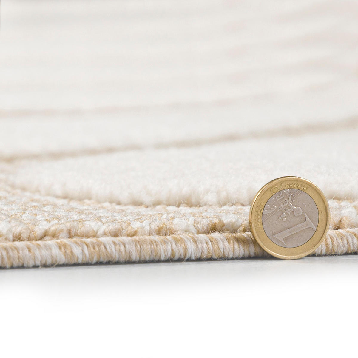 KINDERTEPPICH Beige Ballon - Mittelflor Rechteckig Weich 140 x 200 cm - Beige, Textil (140/200cm) - Mazovia