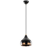 HÄNGELEUCHTE maya farbe schwarz 40w - Schwarz, Metall (17/112/17cm) - Concept Usine