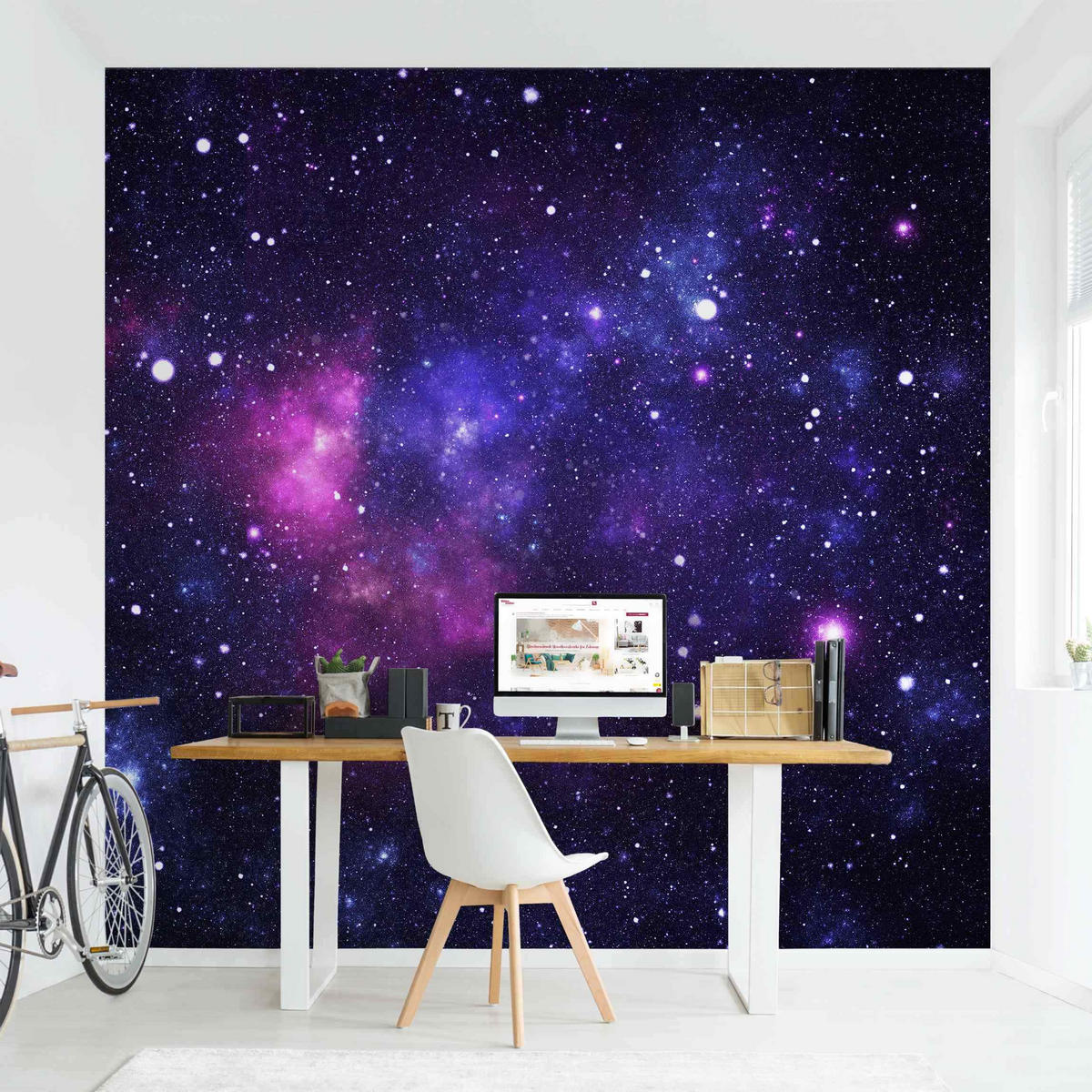 FOTOTAPETE Galaxie 288/288 cm - Multicolor, Papier (288/288cm) - Bilderwelten