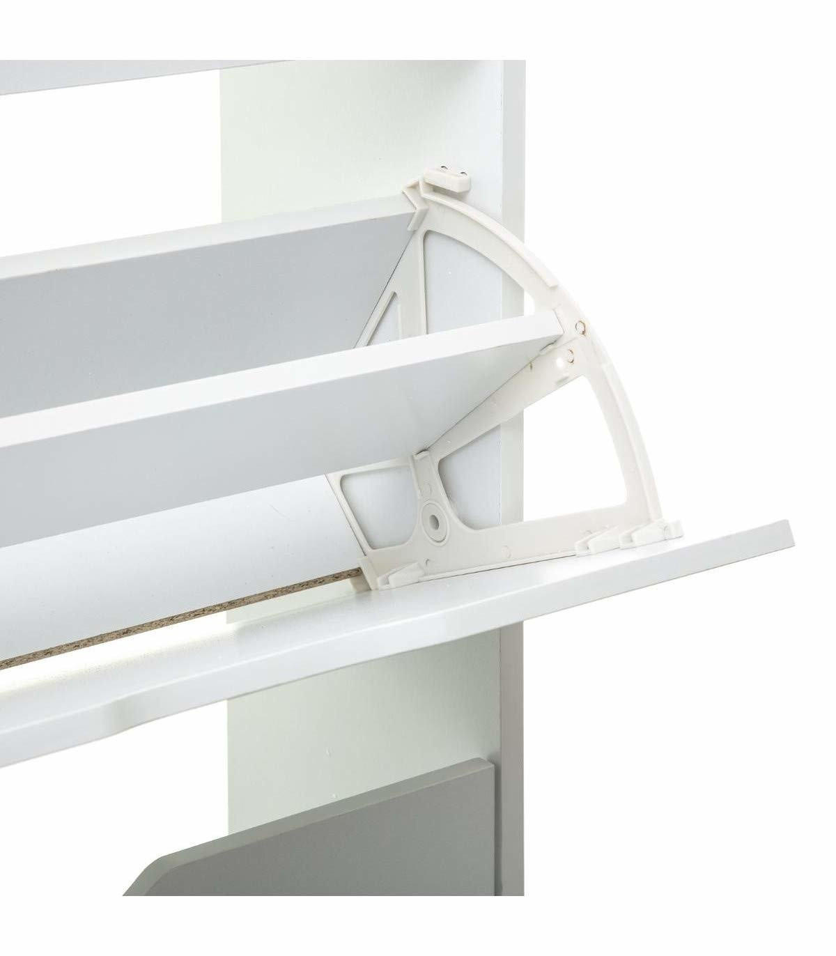 SCHUHSCHRANK 3 Schubladen 60/24/118 cm - Weiß, Holzwerkstoff (24/118/60cm) - 5five Simply Smart