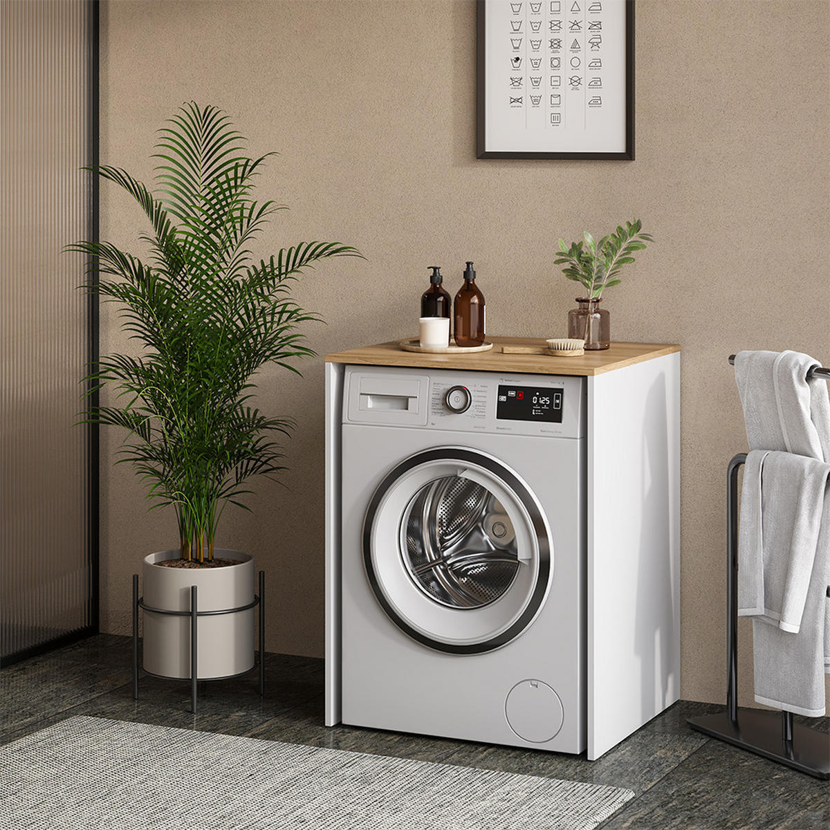 Weiß, Holzwerkstoff (68/88.2/60cm) - Vicco