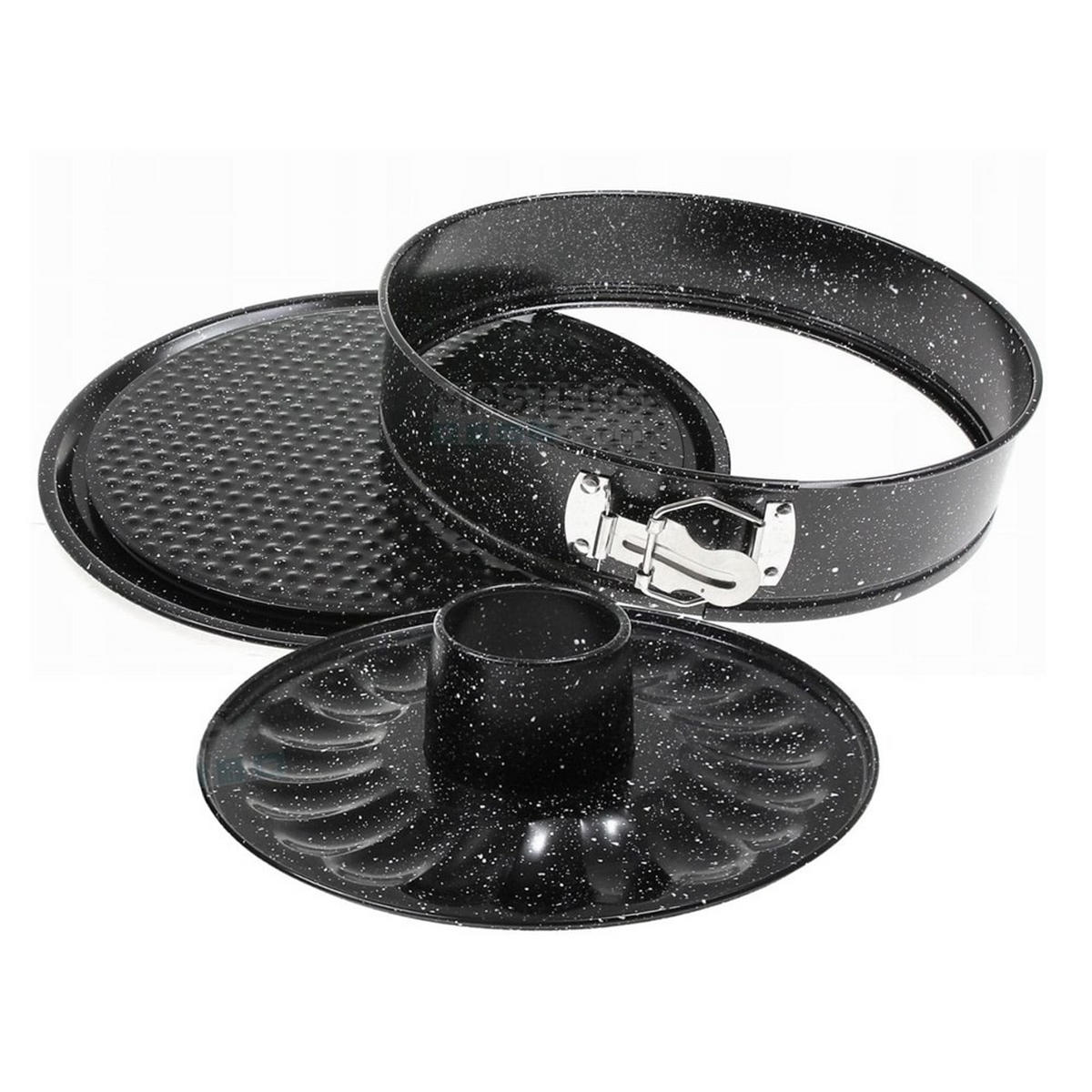 SPRINGFORM Schwarz 24/24/6.8 cm KH1778 - Schwarz, Metall (24/6.8/24cm) - Kinghoff 