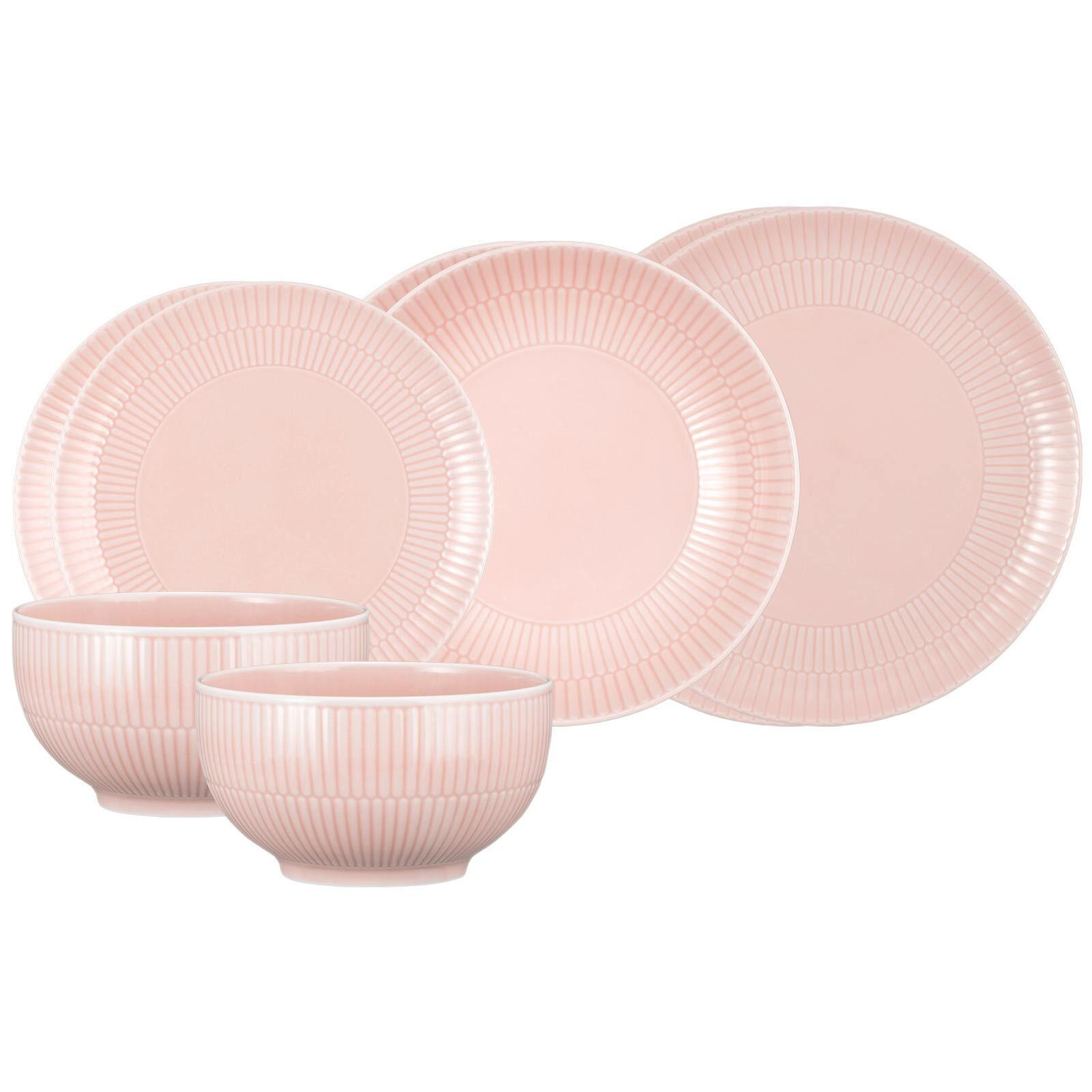 EINSTEIGER-SET Amina Rosé 8er Set - Rosa, Keramik (1/1/1cm) - Seltmann Weiden
