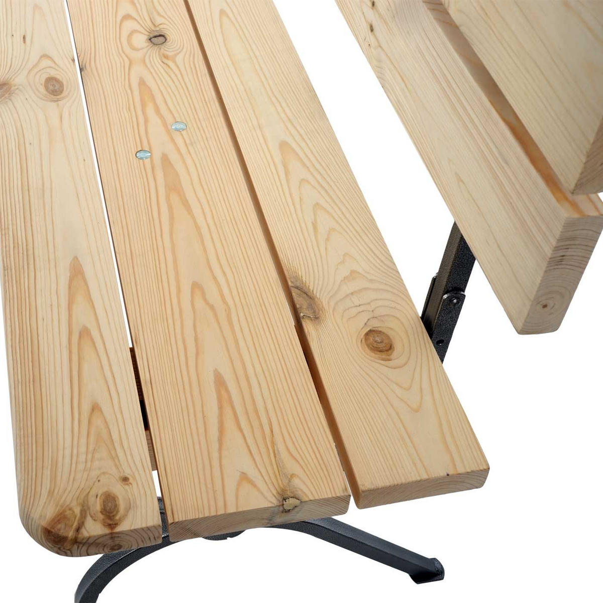 BANK MIT LEHNE Braun - Braun, Holz - MCW