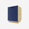 SPÜLENUNTERSCHRANK Bonn D1ZM/60 Marineblau Matt / Eiche Artisan Matt 60 / 50 / 82cm - Blau/Eiche Artisan, Holz/Holzwerkstoff (60/82/50cm) - Feldmann-Wohnen