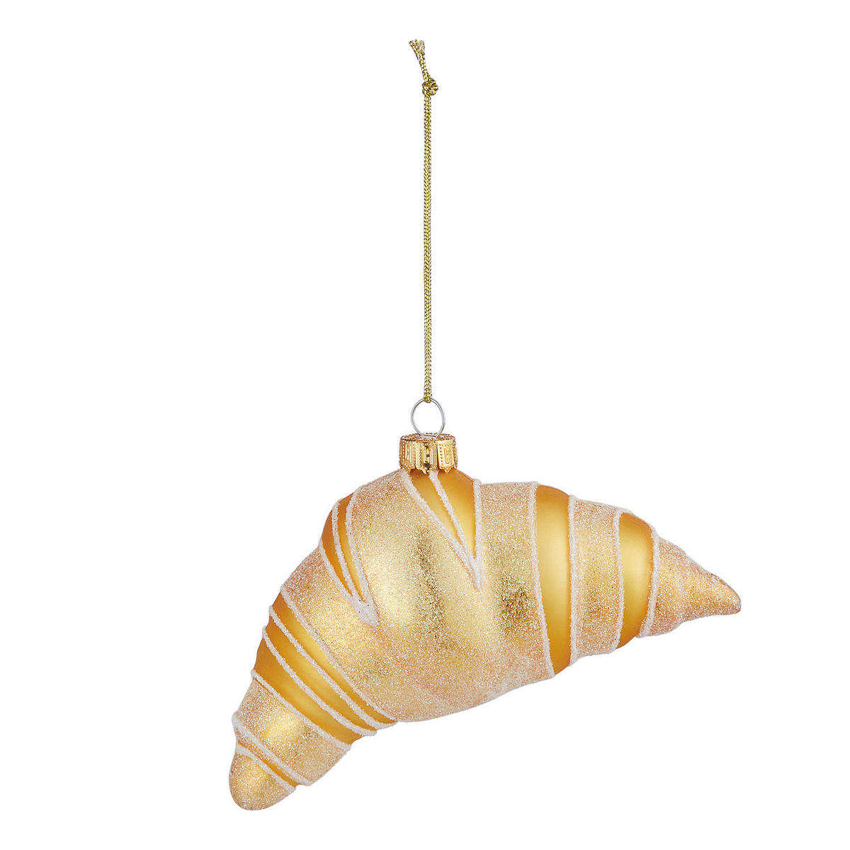 BAUMANHÄNGER Hang On Croissant - Gelb, Glas (6/6/12cm) - Butlers