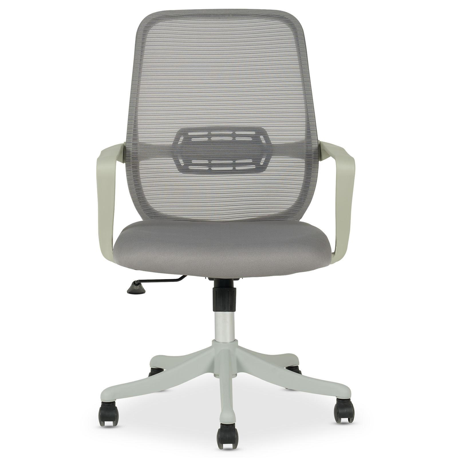 BÜRODREHSTUHL MOLLIS - Grau, Textil (63/98/63cm) - IDIMEX