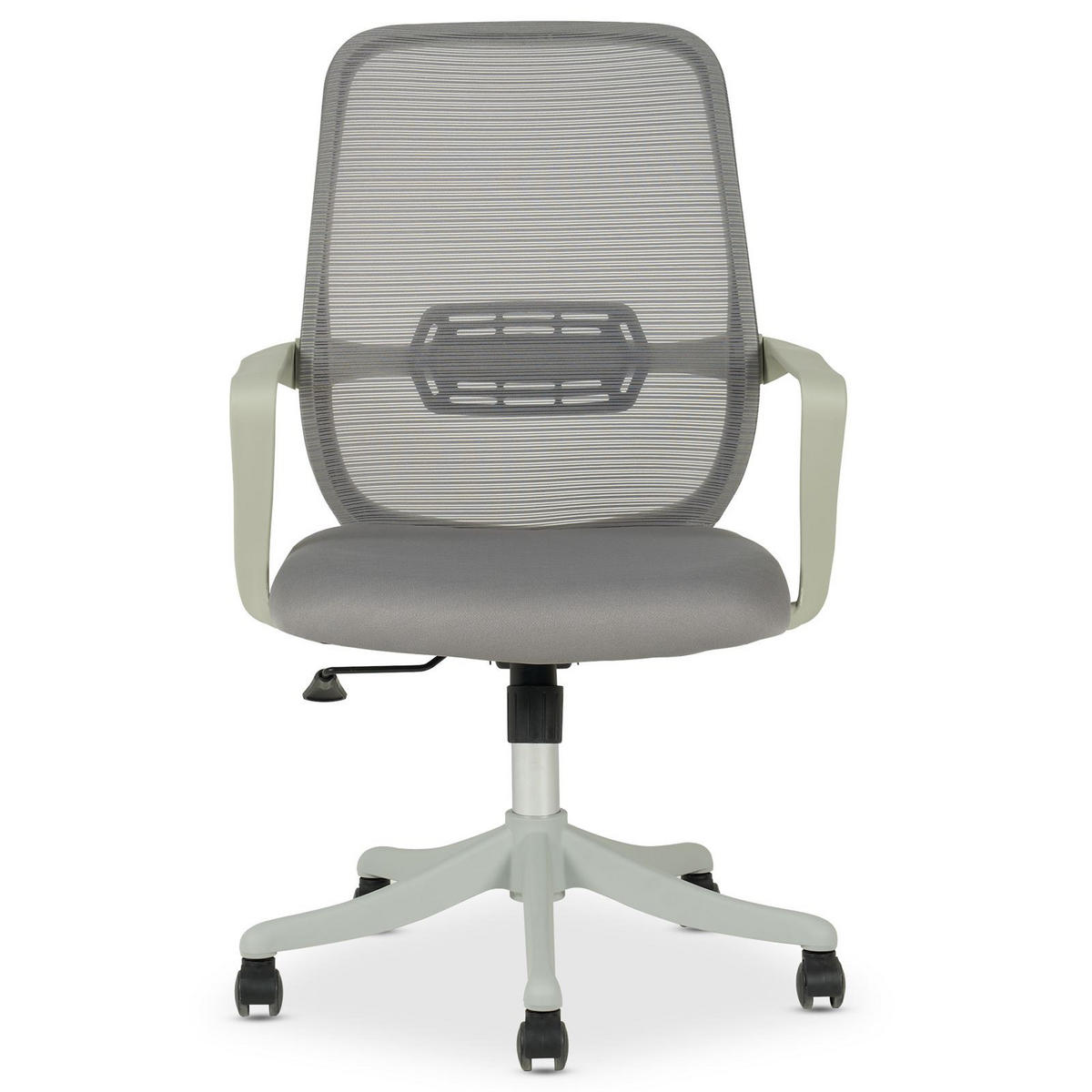 BÜRODREHSTUHL MOLLIS - Grau, Textil (63/98/63cm) - IDIMEX