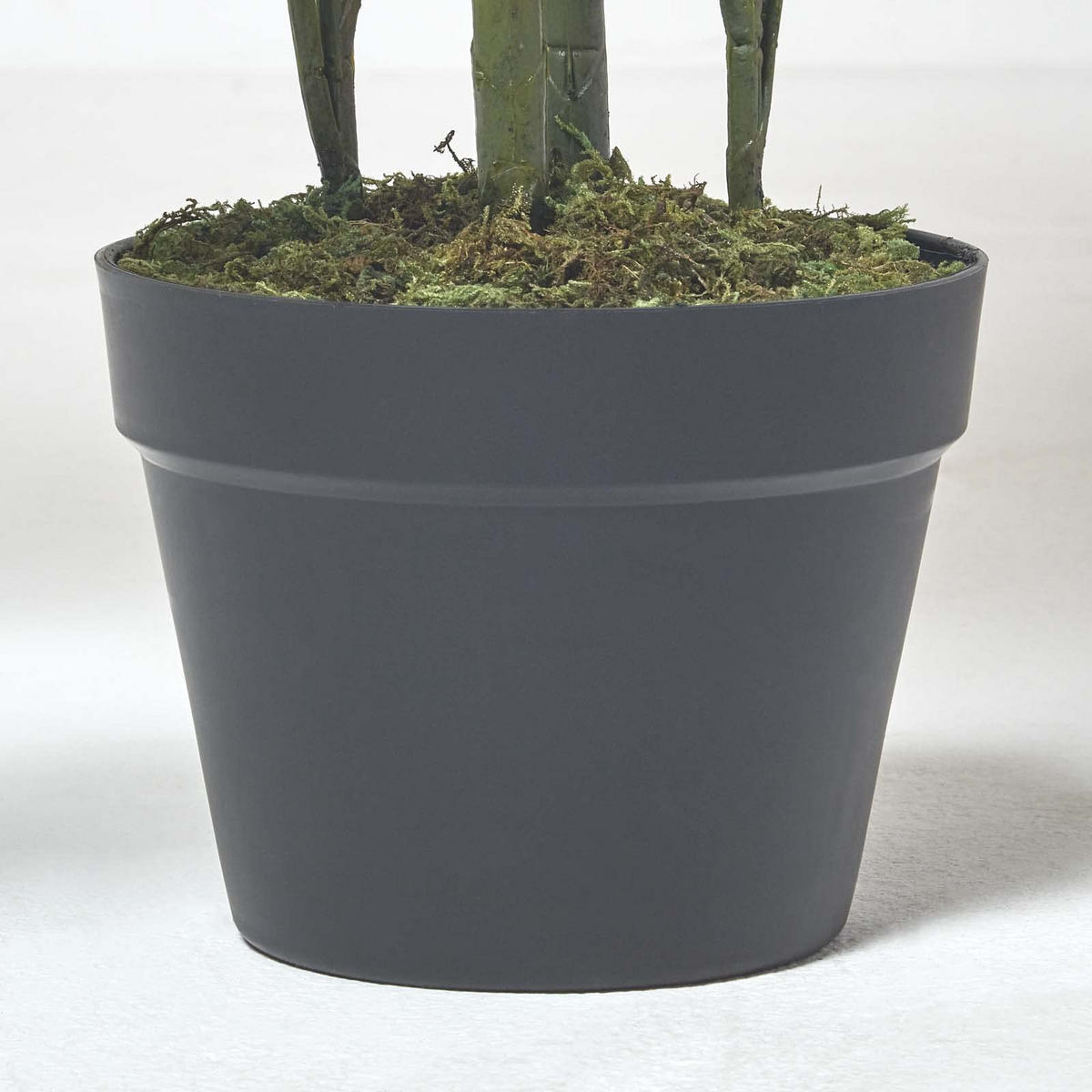 KUNSTPALME 120 cm - Grün, Kunststoff (120cm) - Homescapes