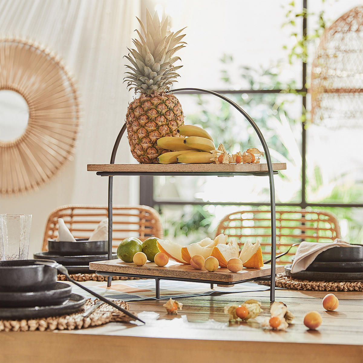 ETAGERE Mango Days - Braun, Metall (25/45cm) - Butlers