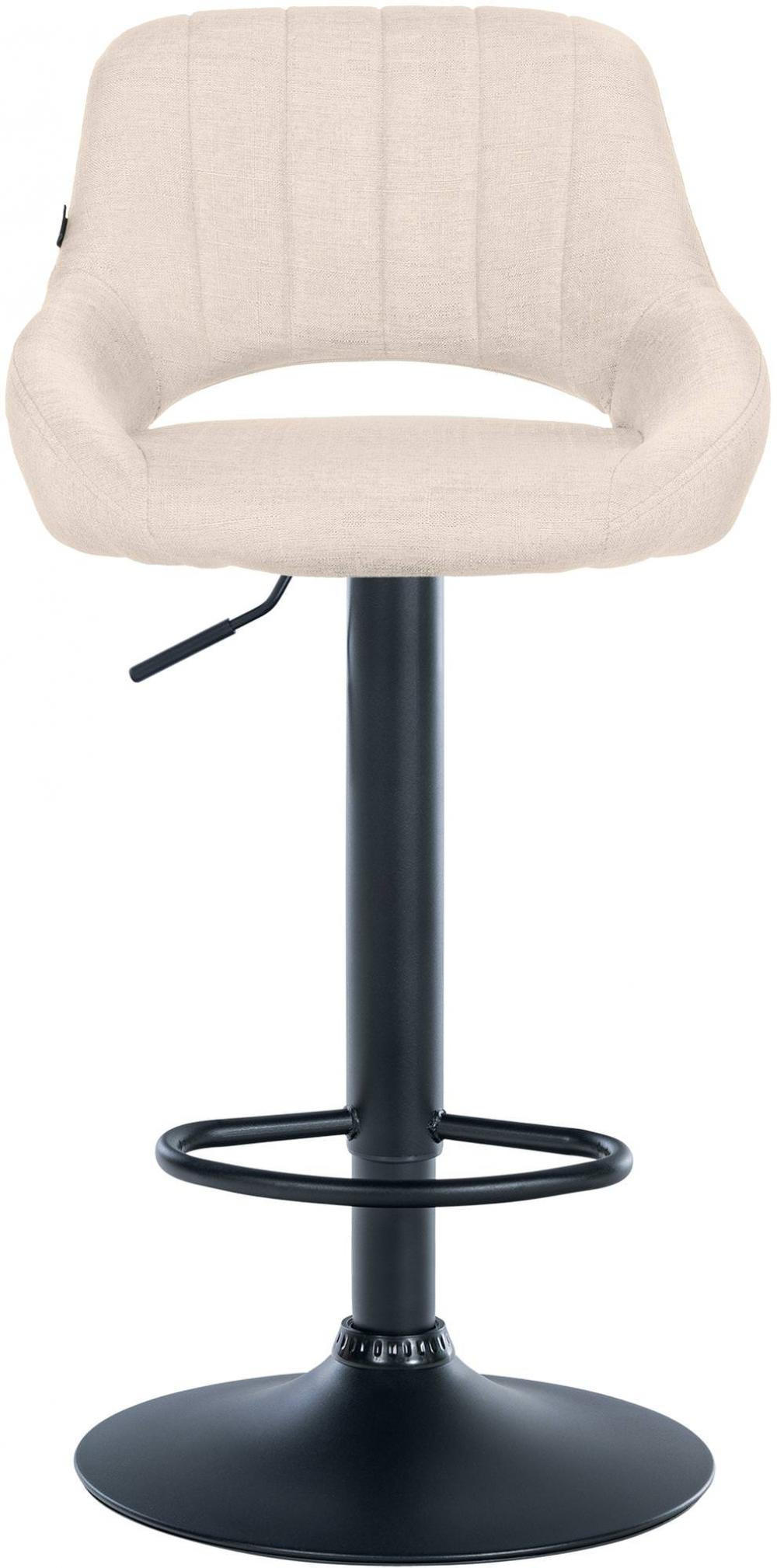 BARHOCKER 2er Set Stoff creme - Creme, Textil (47/85/48cm) - CLP