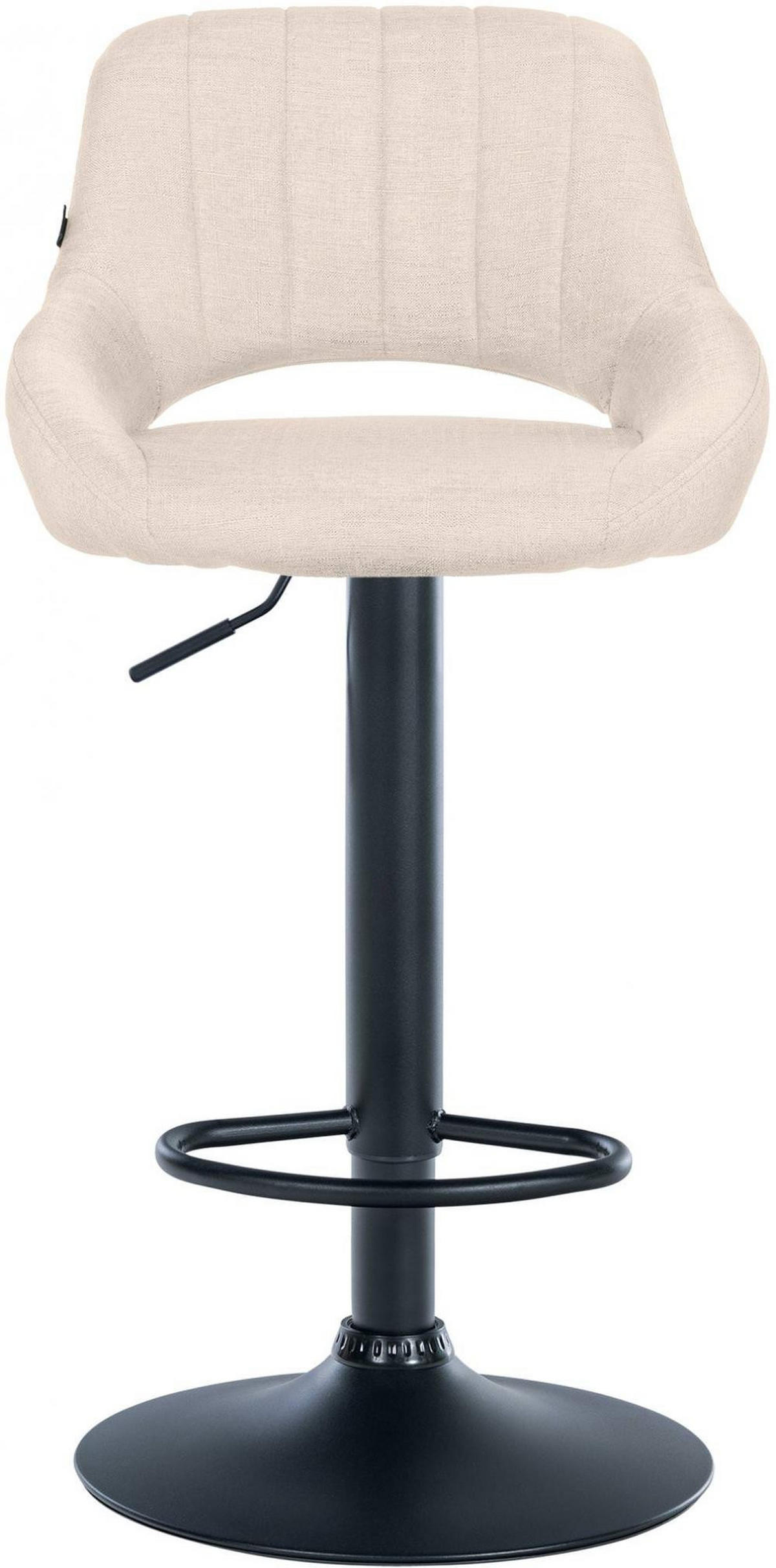 BARHOCKER 2er Set Stoff creme - Creme, Textil (47/85/48cm) - CLP