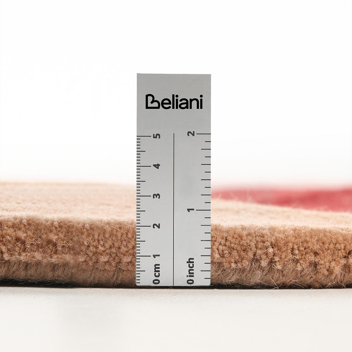 KOBEREC Červený 140 cm Vlna Sinjuwi - červená, textil (140/140cm) - Beliani