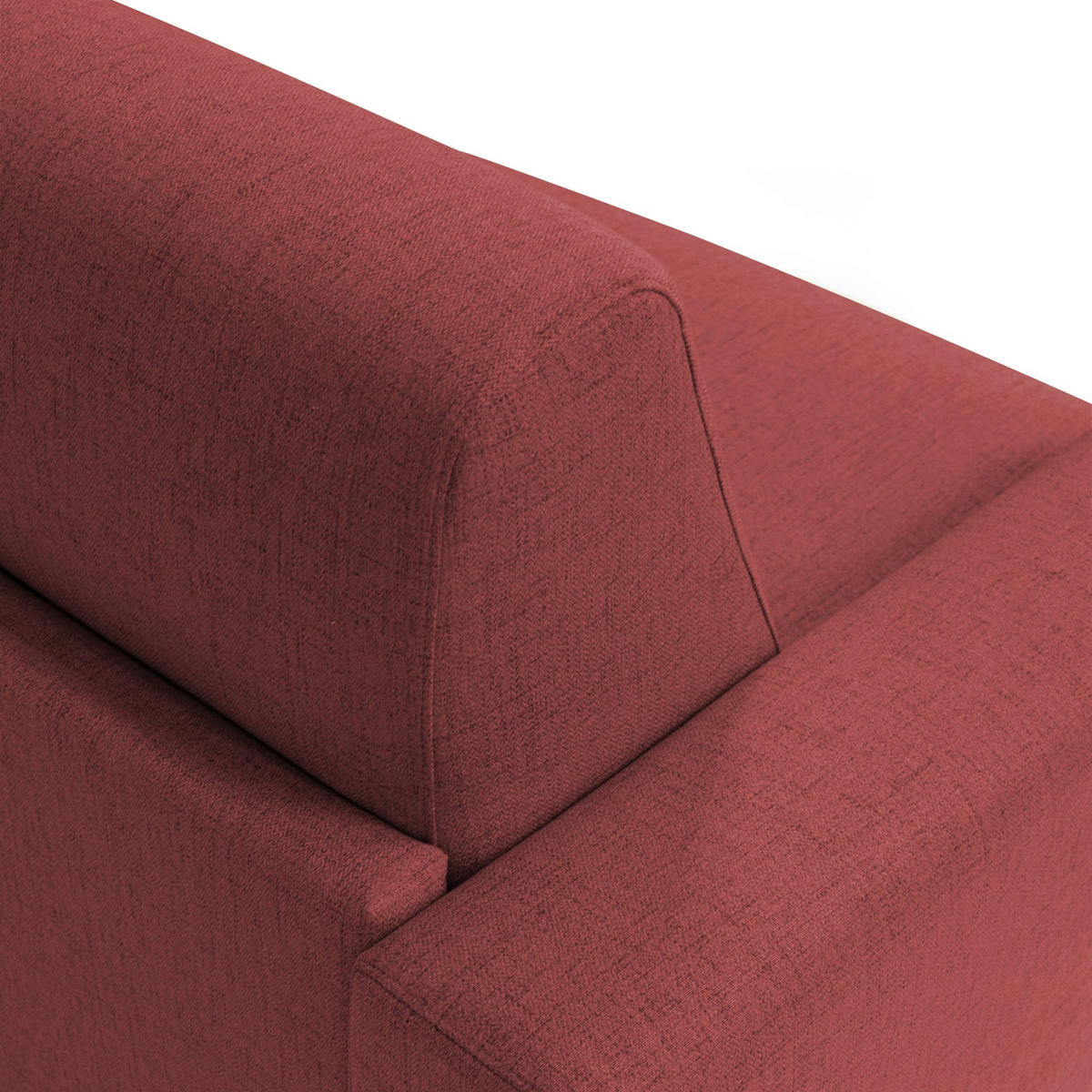 SCHLAFSOFA Nixon - Rot, Textil (220/93/96cm) - Divani.store