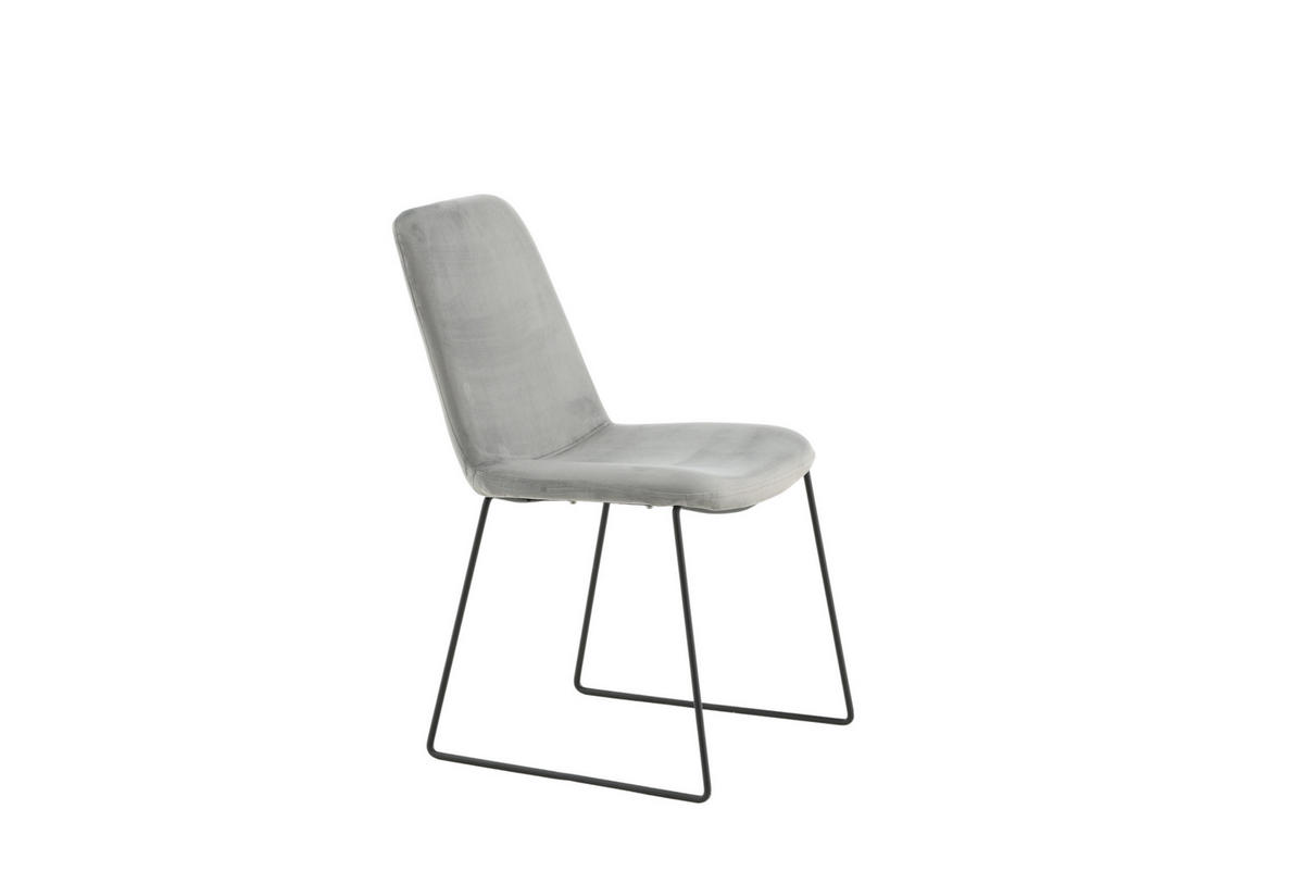 ESSZIMMERSTUHL Muce Grau 43x63x84 - Grau, Textil (43/84/63cm) - FURNLUX