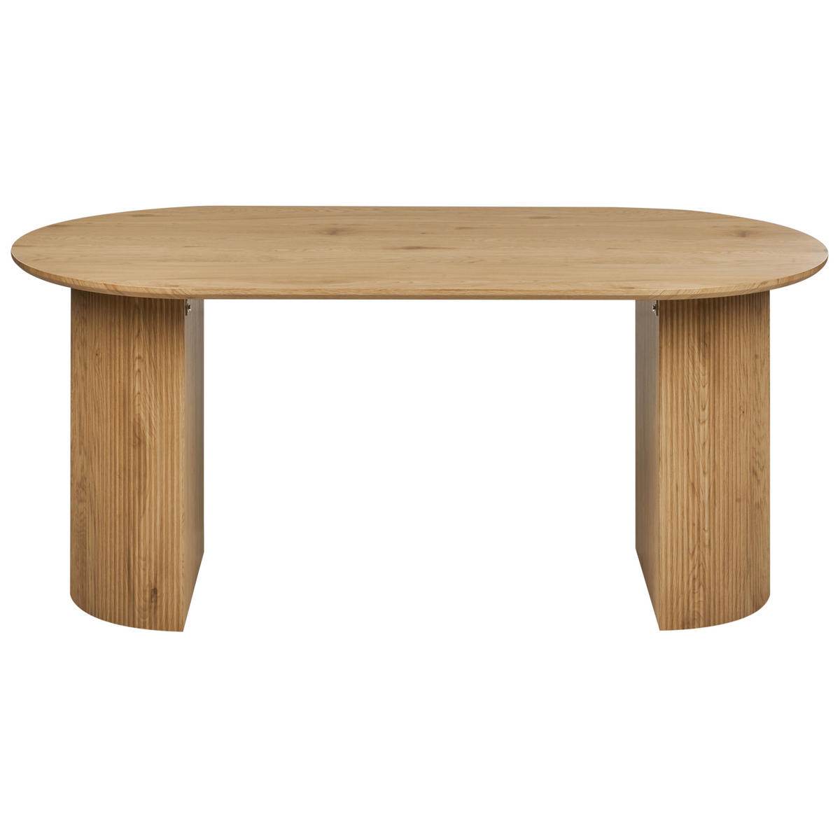 JÍDELNÍ STŮL Světle hnědý 180/90 cm Savory - hnědá, kompozitní dřevo (180/90/75cm) - Beliani