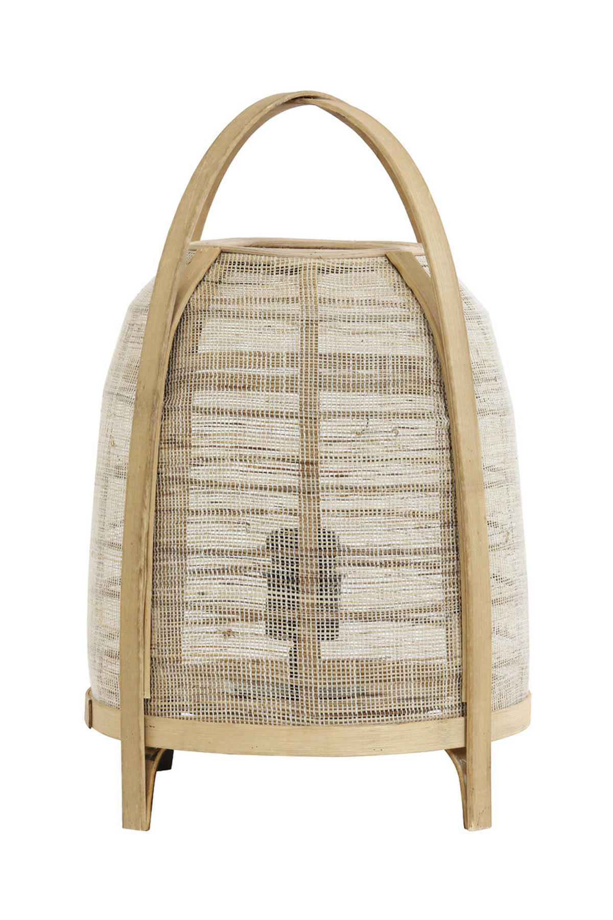 TISCHLAMPE Jacinto Braun Ø27/42 cm - Braun, Holz (27/27/42cm) - Light & Living