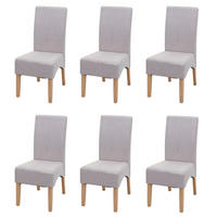 ESSZIMMERSTUHL Beige 6er-Set - Beige, Textil (44/100/56cm) - MCW