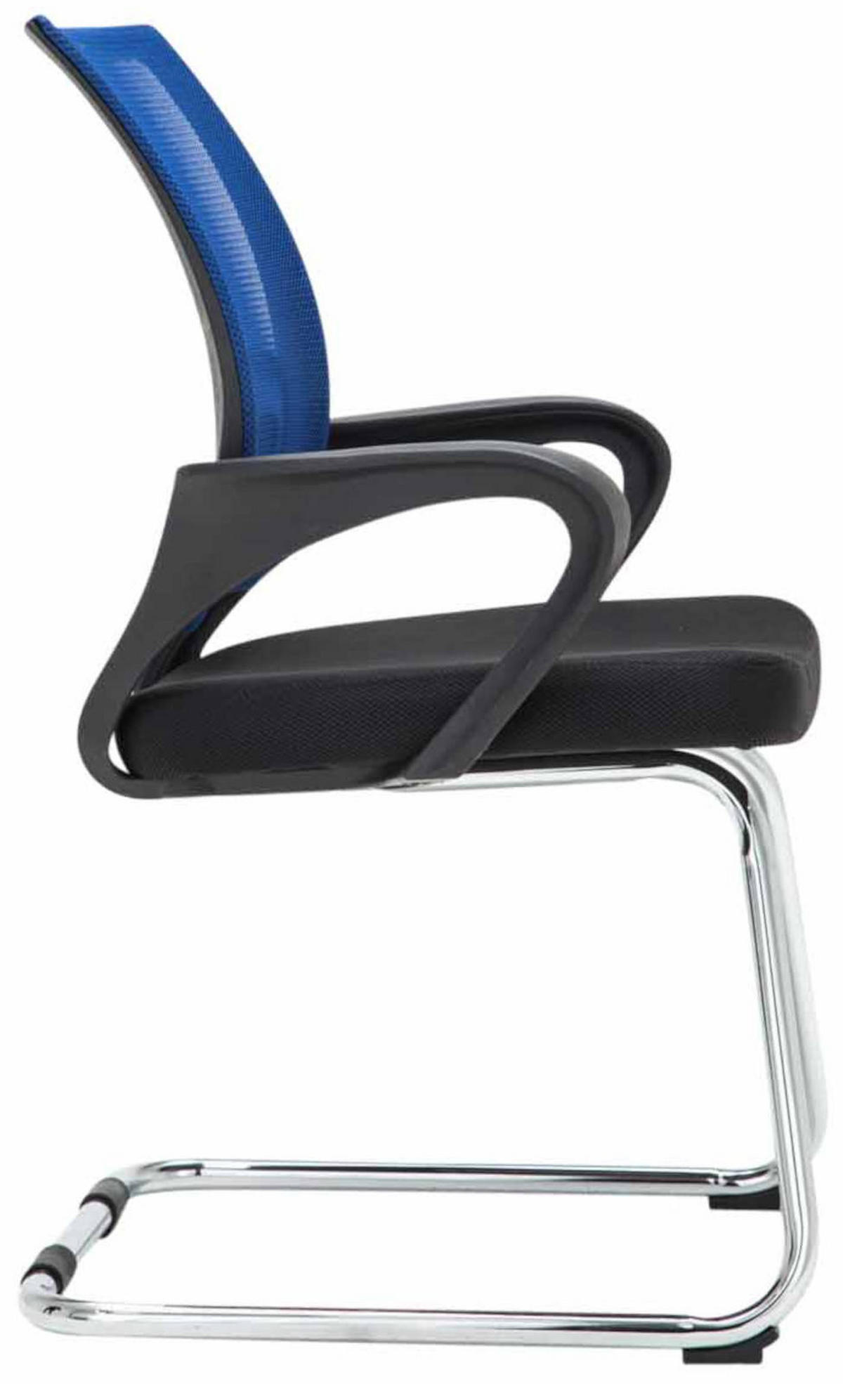 BESUCHERSTUHL 2er Set Europa blau - Blau, Kunststoff/Metall (59/91/53cm) - TPFLiving