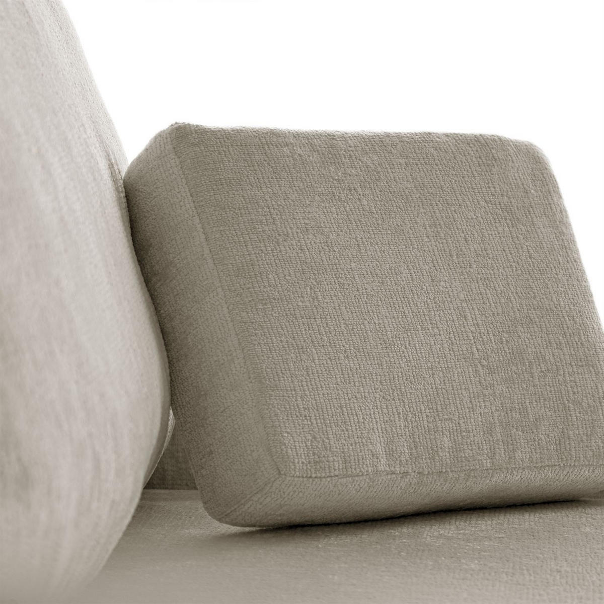 SOFA NUBO mit Schlaffunktion und Bettkasten Harmony 07 - Beige, Textil (205/91/86cm) - Lookway