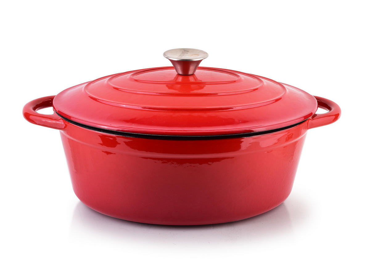 KOCHTOPF Rodel Rot 38/38/30 cm Metall - Rot, Metall (38cm)