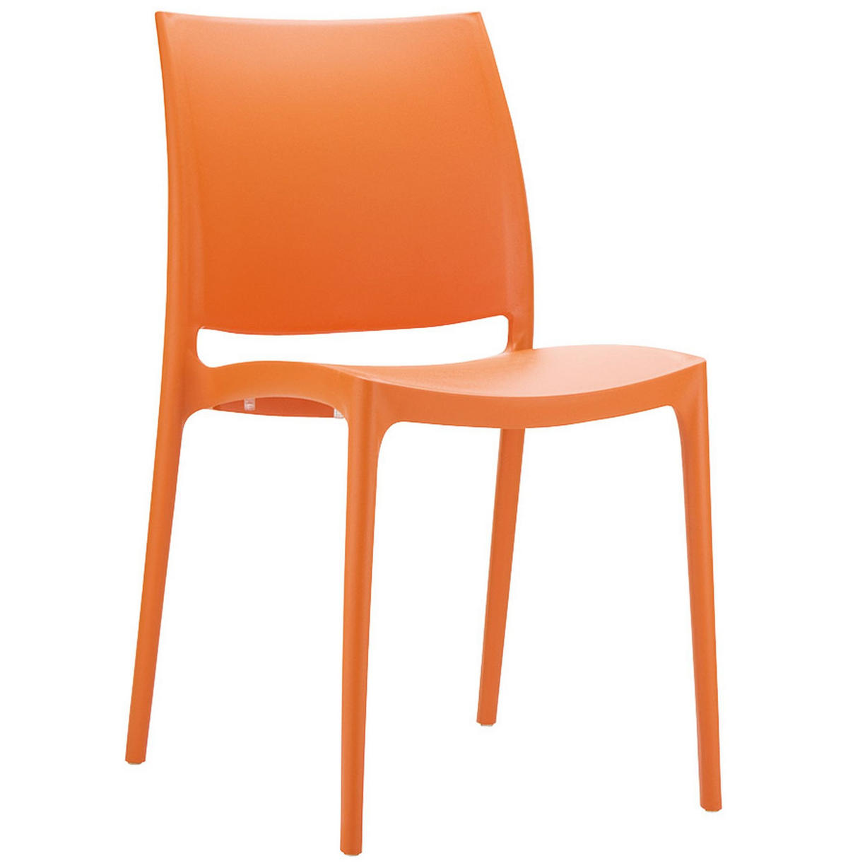 STUHL ENZO Oranger - Orange, Kunststoff (44/81/45cm) - Légia Home